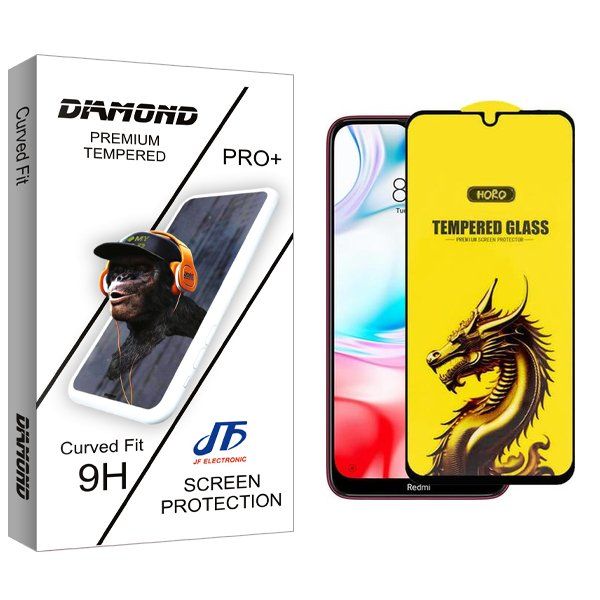 محافظ صفحه نمایش جی اف مدل Diamond Y-Horo مناسب برای گوشی موبایل شیائومی Redmi 8