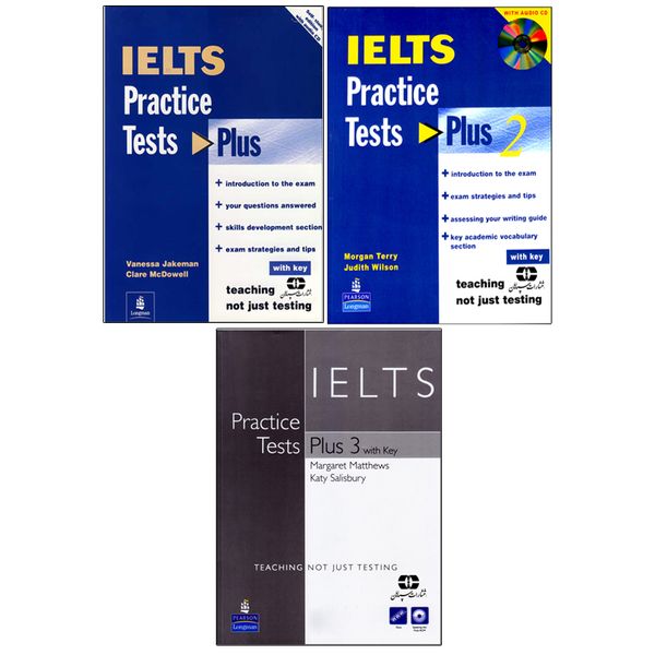 کتاب IELTS Practice Tests Plus اثر Vanessa Jakeman And Clare McDowell انتشارات سپاهان سه جلدی