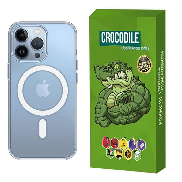 کاور کروکودیل مدل Magsafe مناسب برای گوشی موبایل اپل iPhone 14pro