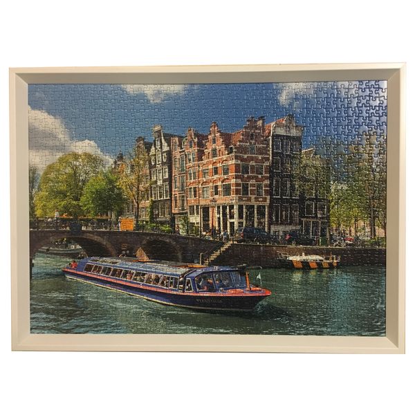تابلو پازل 1000 تکه راونزبرگر مدل Canal Tour in Amsterdam