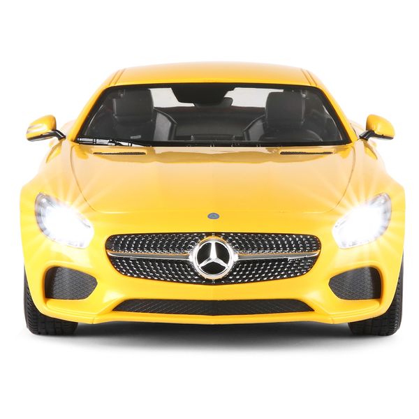 ماشین بازی کنترلی رستار مدل Mercedes-AMG GT-yellow