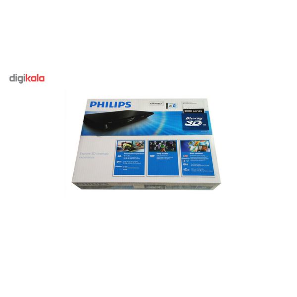 دستگاه پخش Blu-ray هوشمند 3 بعدی فیلیپس مدل BDP3480