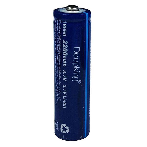 باتری لیتیوم یون قابل شارژ دیپ کینگ مدل BB-18650 ظرفیت 2200 میلی آمپر ساعت 