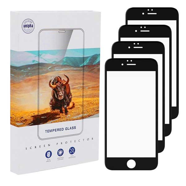 محافظ صفحه نمایش یونیفا مدل Buffalo مناسب برای گوشی موبایل اپل Iphone 6/7/8 بسته 4 عددی