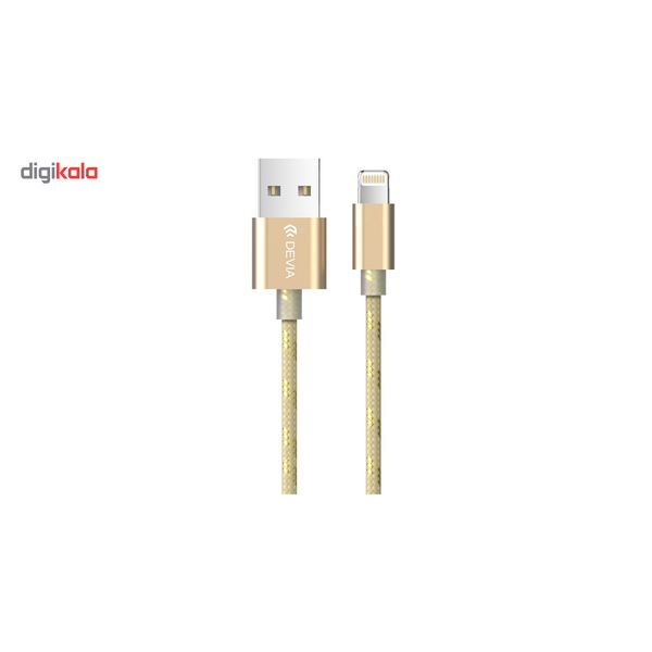 کابل تبدیل USB به لایتنینگ/microUSB دیویا مدل iWonder طول 1.5 متر