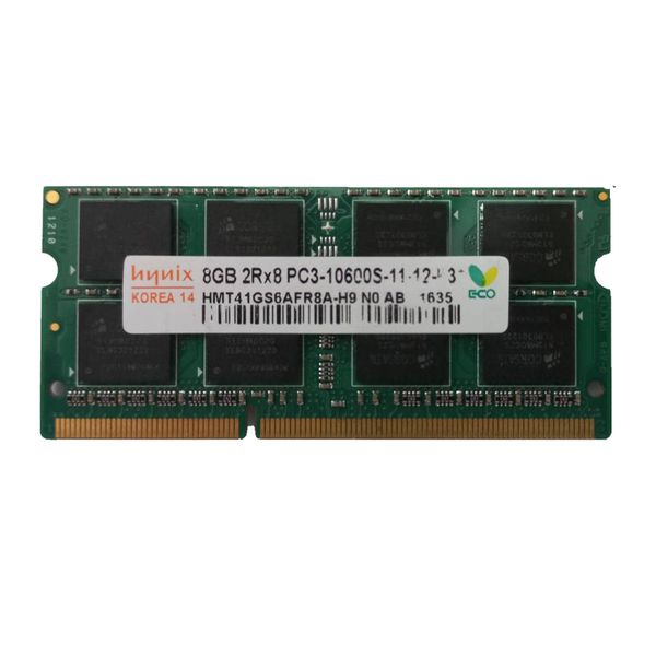 رم لپتاپ DDR3 تک کاناله 10600S مگاهرتز CL11 هاینیکس مدل PC3 1333 ظرفیت 8 گیگابایت