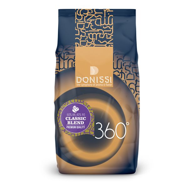 دانه قهوه اسپرسو کلاسیک 60 درصد عربیکا و 40 درصد ربوستا دونیسی  - 1 کیلوگرم