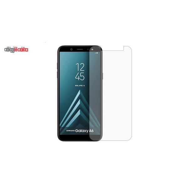 محافظ صفحه نمایش شیشه ای مدل Tempered مناسب برای گوشی موبایل سامسونگ Galaxy A6 2018