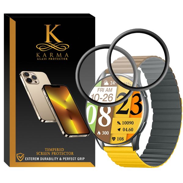 محافظ صفحه نمایش کارما مدل KA-PM مناسب برای ساعت هوشمند کیسلکت Kieslect K11 Pro بسته دو عددی