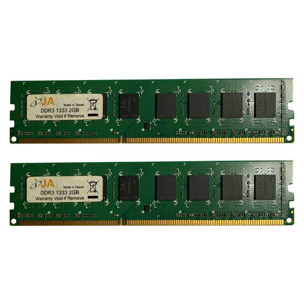 رم دسکتاپ DDR3 دو کاناله 1333 مگاهرتز CL9 جِی اِی مدل IJA ظرفیت 4 گیگابایت