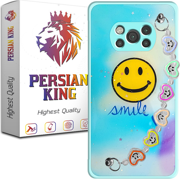 کاور پرشین کینگ مدل Smile مناسب برای گوشی موبایل شیائومی Poco X3 NFC / Poco X3 Pro