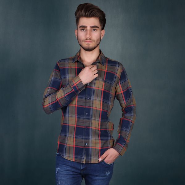 پیراهن آستین بلند مردانه پیکی پوش مدل M02550