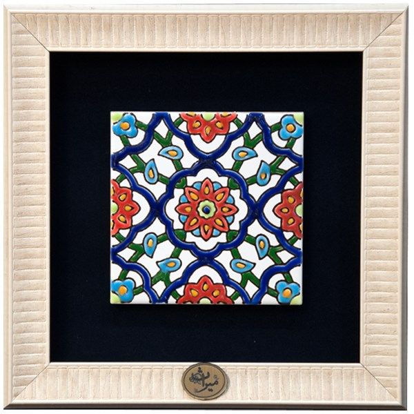 تابلو کاشی هفت رنگ گروه هنری گنجینه میراث طرح فیروزانه کد 1002