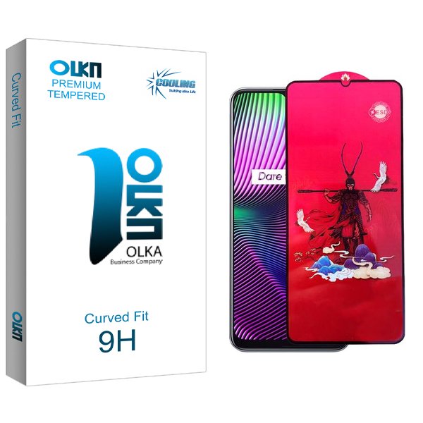 محافظ صفحه نمایش کولینگ مدل Olka king مناسب برای گوشی موبایل ریلمی 7i global