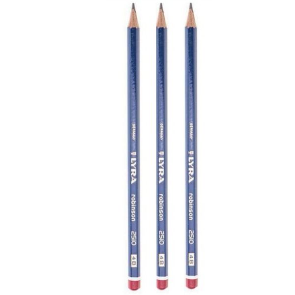 مداد مشکی لیرا مدل B4 بسته 3 عددی