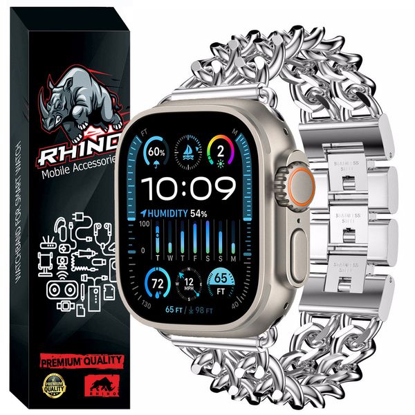 بند راینو مدل کارتیر مناسب برای ساعت هوشمند اسمارت واچ HK9 Ultra 2