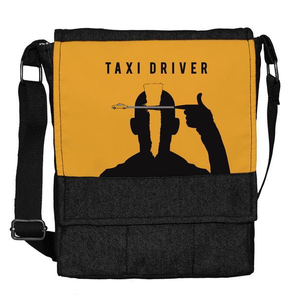 کیف رودوشی چی چاپ طرح فیلم راننده تاکسی کد Taxi driver