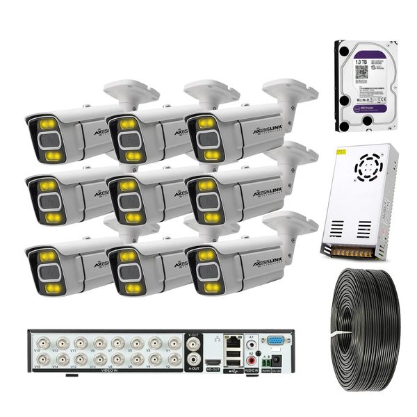 سیستم امنیتی مدل FULL KIT AHD 9 CCTV -