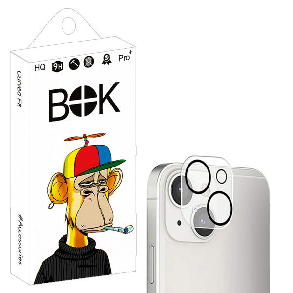 محافظ لنز دوربین بوک مدل NEW 3D مناسب برای گوشی موبایل اپل IPHONE 13