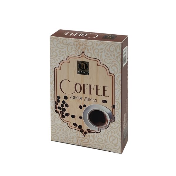 عود رامو طرح دوپ مدل قهوه بسته 20 عددی