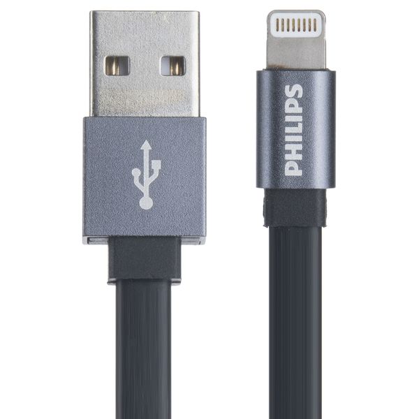 کابل تبدیل USB به لایتنینگ فیلیپس مدل DLC2518F طول 1.2 متر