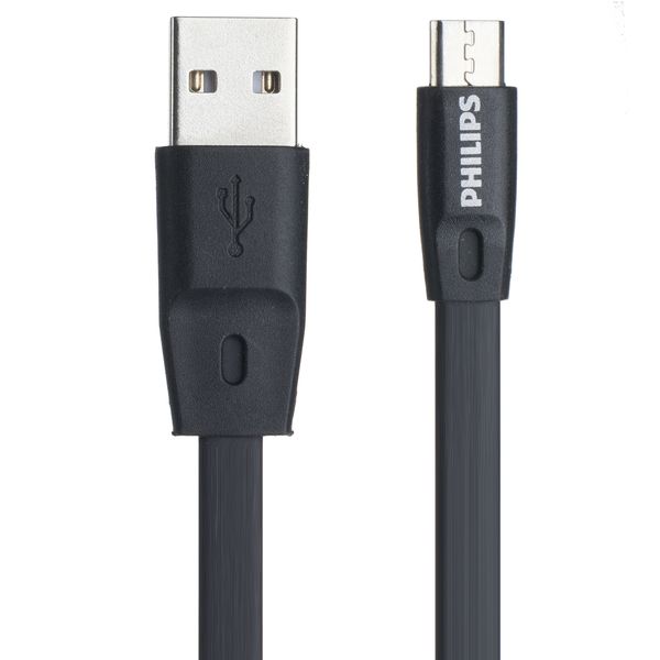 کابل تبدیل USB به microUSB فیلیپس مدل DLC2518C طول 1.2 متر