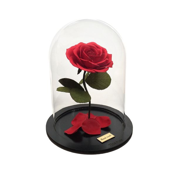 گلدان به همراه گل مصنوعی تینا رز مدل 1020