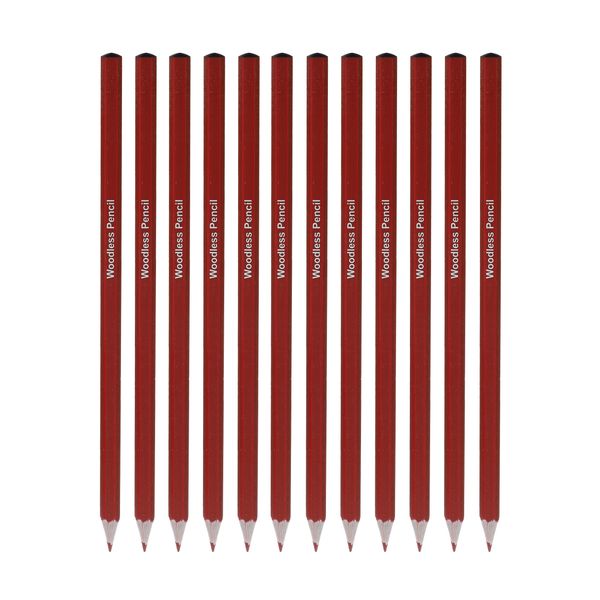 مداد قرمز کیبورد مدل 120051 بسته 12 عددی