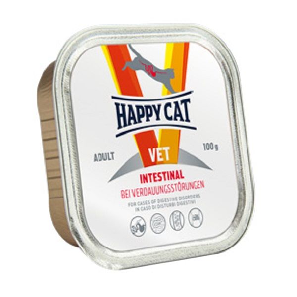 کنسرو گربه هپی کت مدل Intestinal وزن 100 گرم