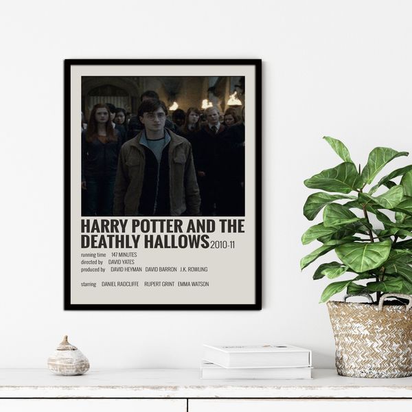 تابلو آتریسا طرح پوستر فیلم Harry Potter and the Deathly Hallows مدل ATM838