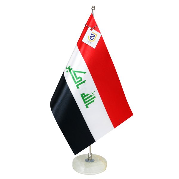 پرچم رومیزی جاویدان تندیس پرگاس مدل عراق کد 2