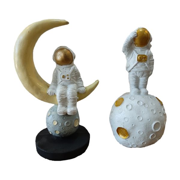 مجسمه مدل فضانورد مجموعه 2 عددی