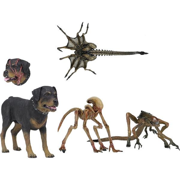 اکشن فیگور نکا مدل حیوانات آلینس طرح Aliens 3 Dog Pack مجموعه 5 عددی