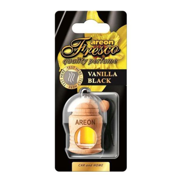 خوشبو کننده خودرو آرئون مدل فرسکو Vanilla Black وزن 60 گرم