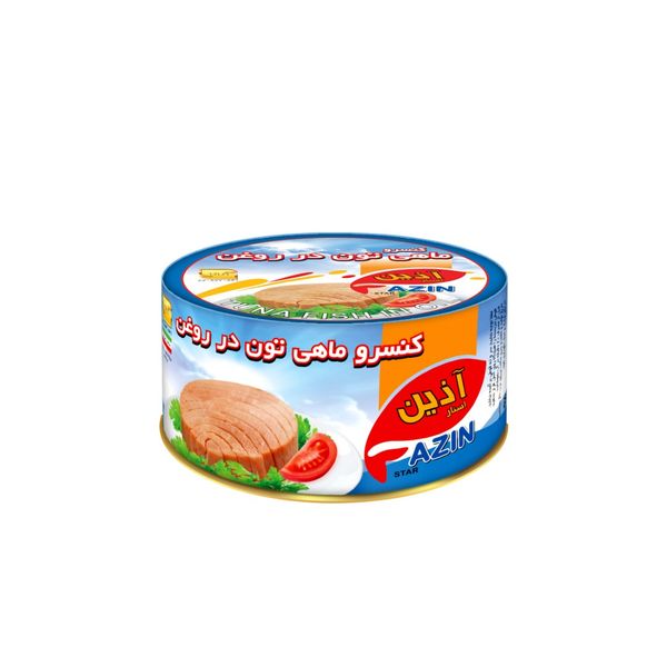 کنسرو ماهی تن در روغن آذین - 170 گرم 