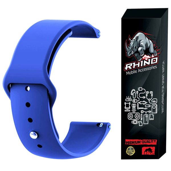 بند راینو مدل Silicone مناسب برای ساعت هوشمند کیو سی وای QCY GTC / GTS / GT / GS