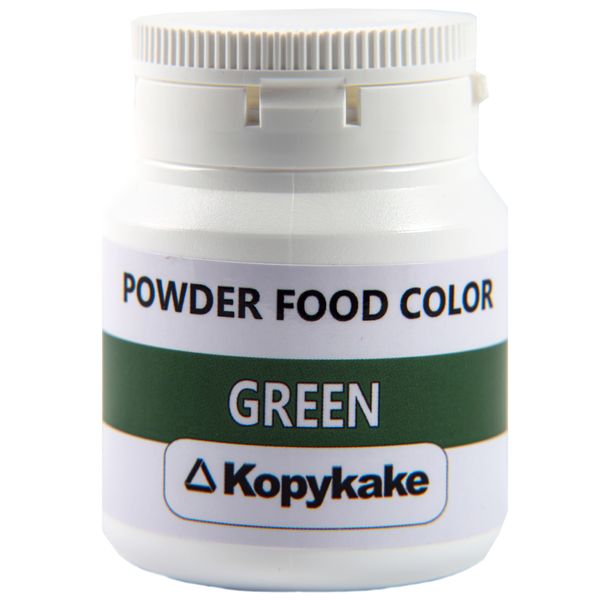 رنگ خوراکی پودری محلول در آب سبز کپی کیک - 25 گرم 