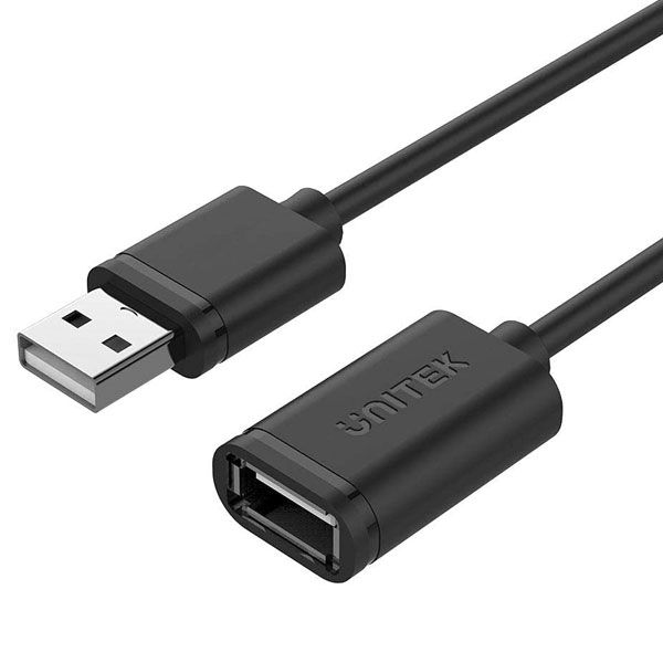   کابل افزایش طول USB 2.0 یونیتک مدل Y-C449GBK طول 1.5 متر