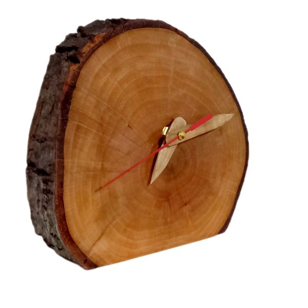 ساعت رومیزی مدل چوبی طرح توسکا