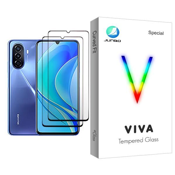 محافظ صفحه نمایش سرامیکی جانبو مدل Viva Glass2 مناسب برای گوشی موبایل هوآوی nova Y70 Plus بسته دو عددی