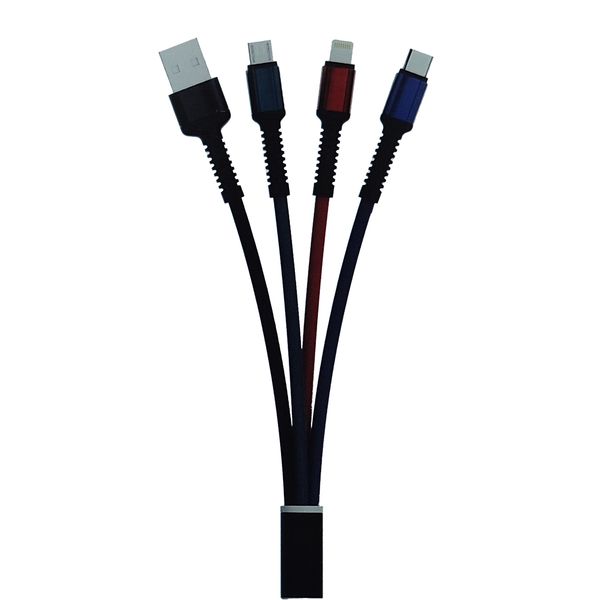 کابل تبدیل USB به MicroUSB/ لایتنینگ/ USB-C وینر مدل  A959  طول0.17 متر