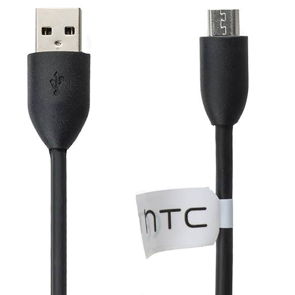کابل تبدیل USB به microUSB اچ تی سی مدل A01 طول 1 متر