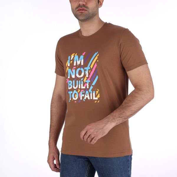 تی شرت آستین کوتاه مردانه باینت مدل 2261732 رنگ قهوه ای