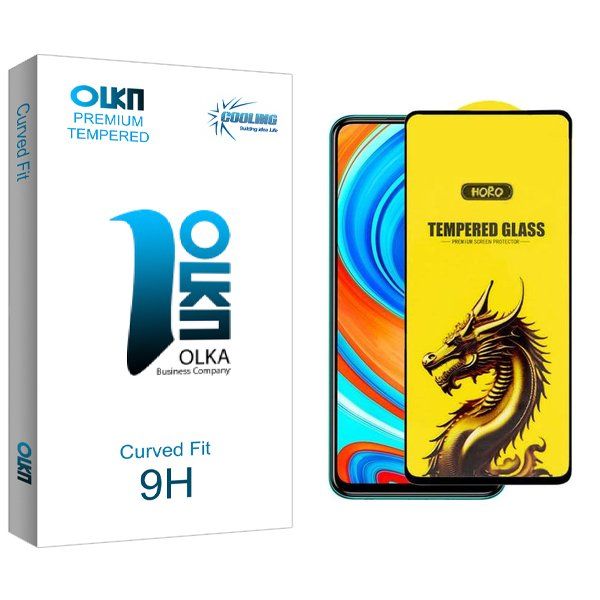 محافظ صفحه نمایش کولینگ مدل Olka Y-Horo مناسب برای گوشی موبایل شیائومی Redmi Note 9 Pro