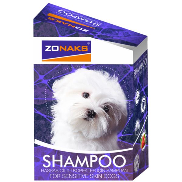 شامپو سگ زوناکس مدل sensitive skin  حجم 200 میلی لیتر 