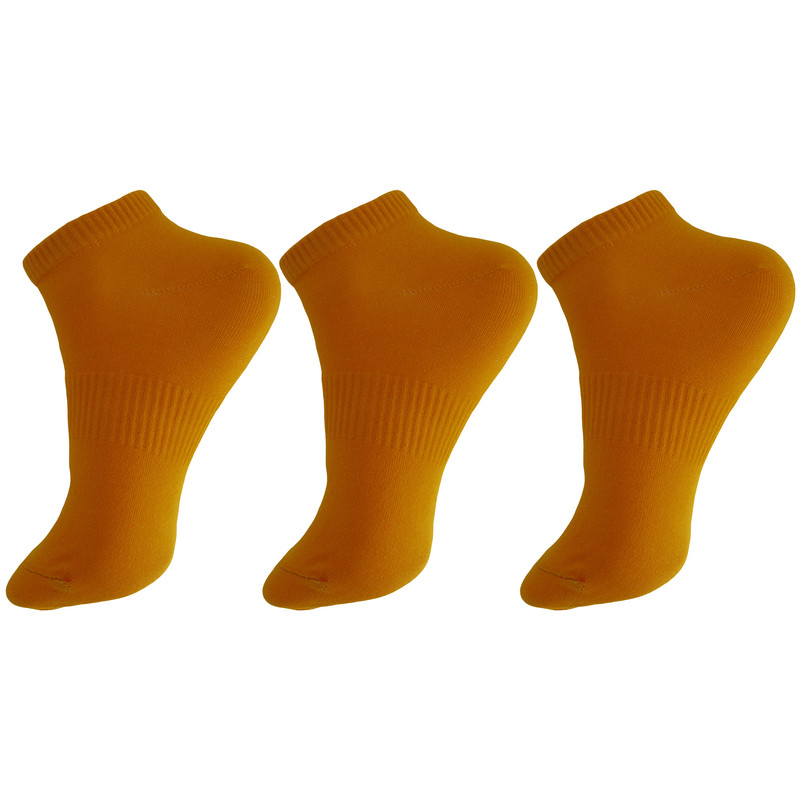 جوراب ورزشی ساق کوتاه مردانه ادیب مدل اسپرت کش انگلیسی کد MNSPT رنگ نارنجی بسته 3 عددی