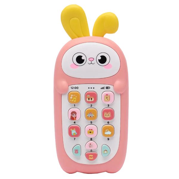 اسباب بازی موبایل مدل خرگوش خوشحال طرح موزیکال و چراغدار کد 6823B