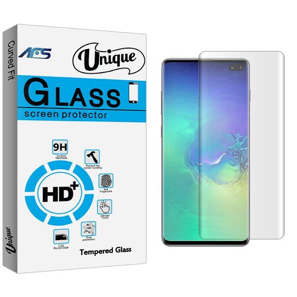 محافظ صفحه نمایش ای اف اس مدل Unique UV مناسب برای گوشی موبایل سامسونگ Galaxy S10 Plus
