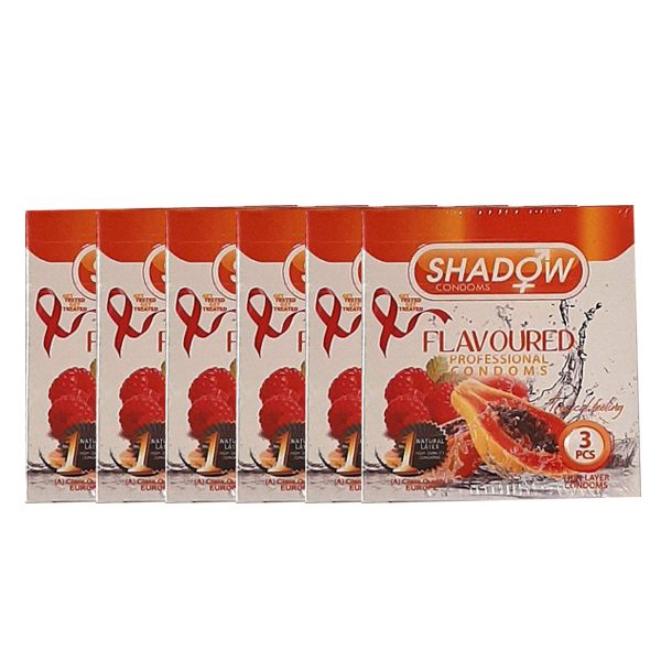  کاندوم شادو مدل flavoured مجموعه 6 عددی
