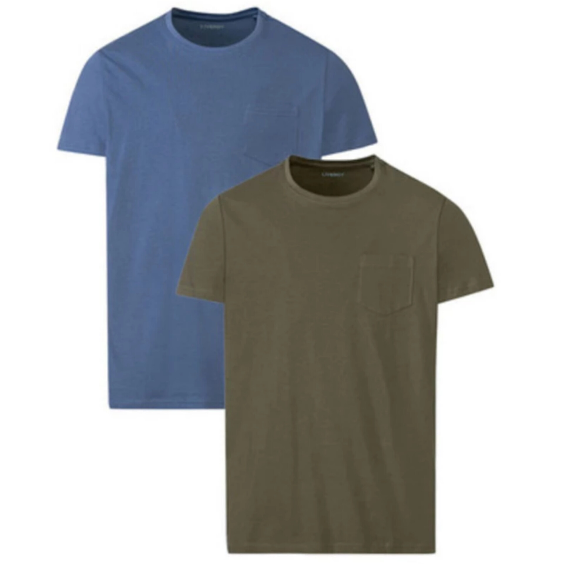 تی شرت آستین کوتاه مردانه لیورجی مدل Li001000 مجموعه دو عددی 